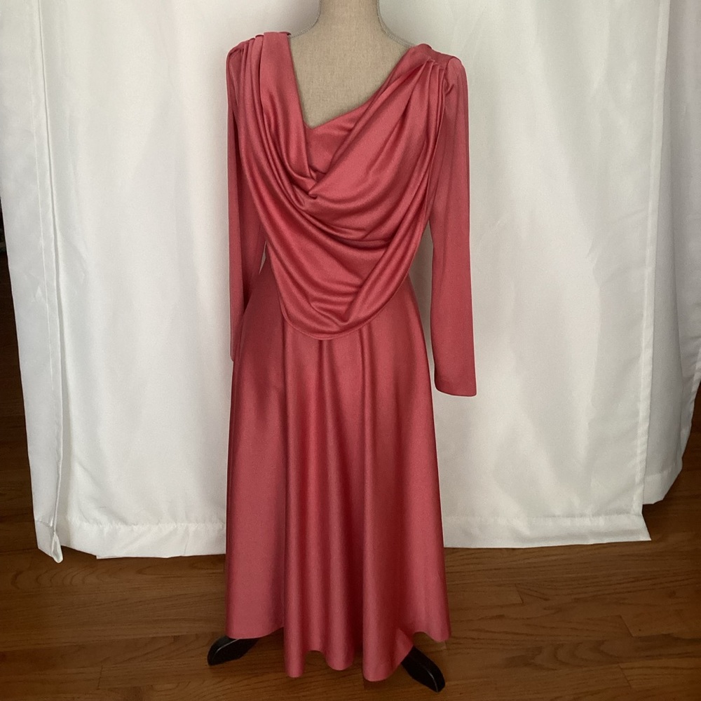 Vintage silk pink dress
